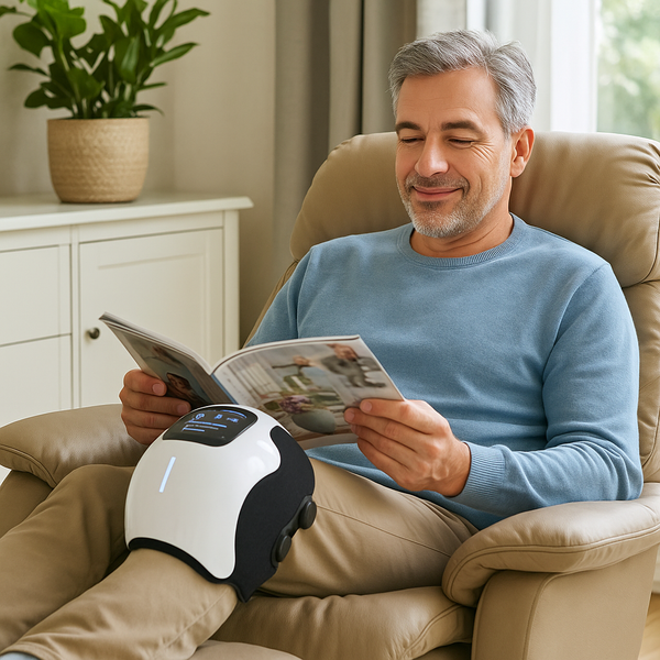 Calama ReliefFlow Pro Knee Massager – Targeted Infrared Therapy for Joint Pain & Recovery