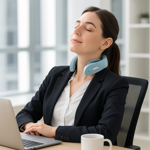 Calama NeckZen Pro EMS Neck Massager – Gentle Pulse Therapy for Pain Relief
